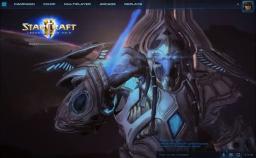 Starcraft II: Legacy of the Void Title Screen